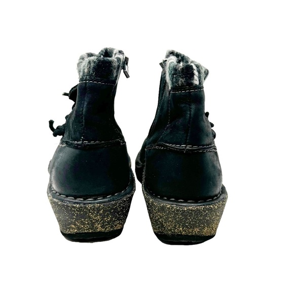 Aetrex Tessa Leather Ankle Boots Black Size 10 - Picture 5 of 9